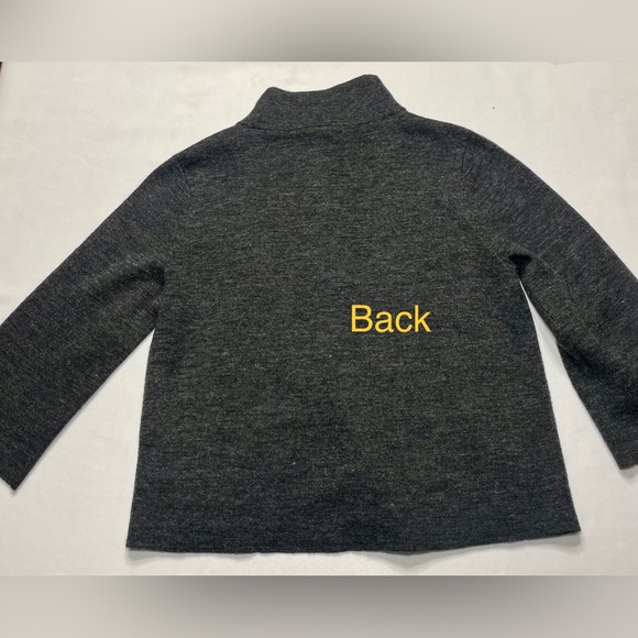 Wool  mixed Cardigan Grey  NY&Co Wool Cardigan Jacket Classic - Picture 12 of 17